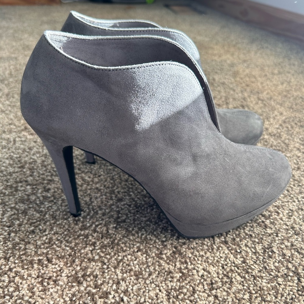 Faux Suede Booties